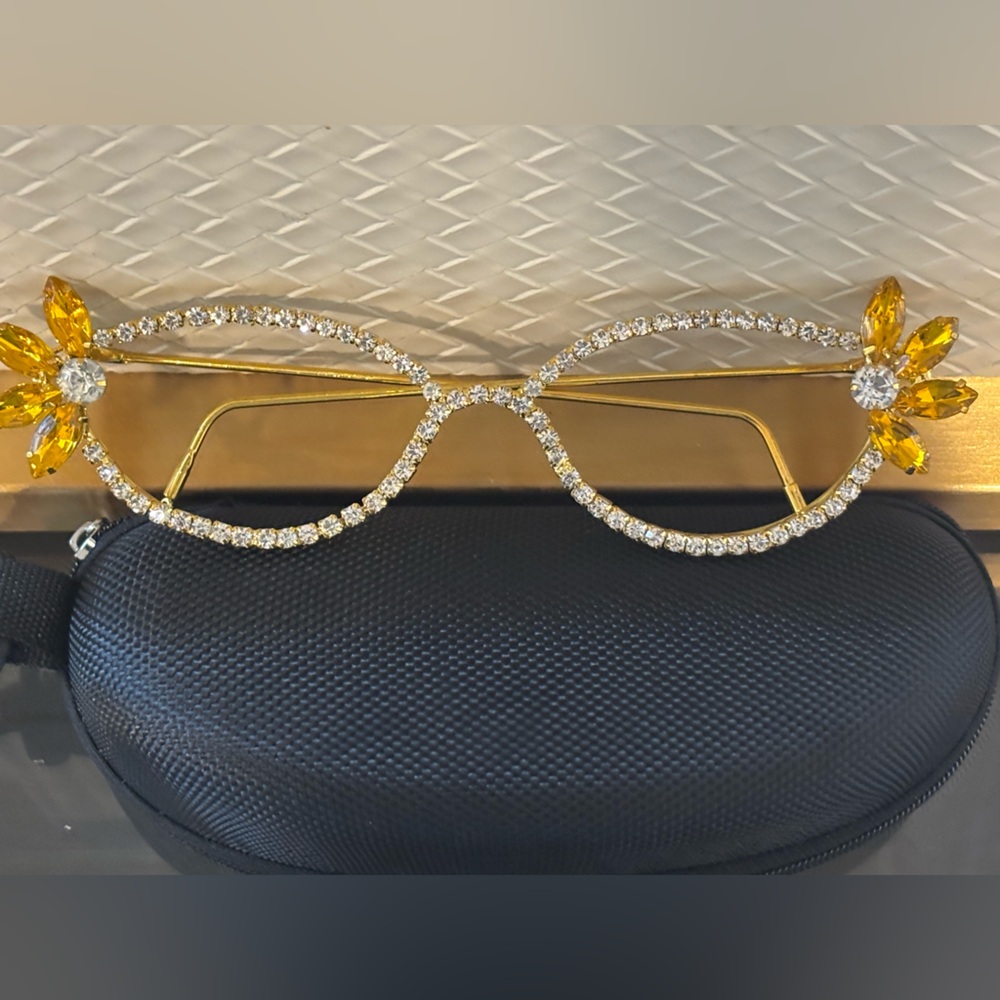 Elegant Gold and Silver Women's Glasses